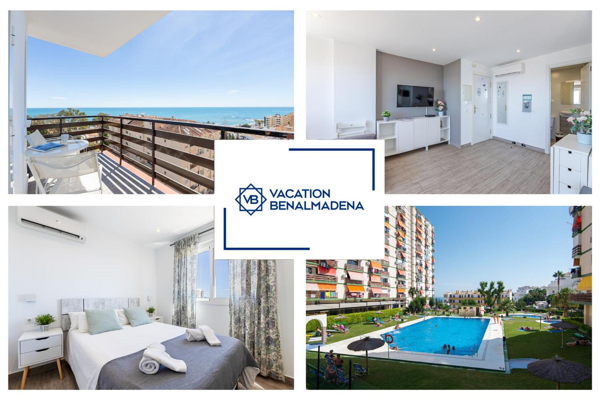 Vb Breathtaking Sea Views 1Bdr Apt Benalmádena Kültér fotó